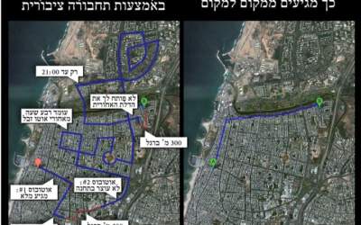 תמונה ויראלית: כך עובדת התחבורה הציבורית בישראל