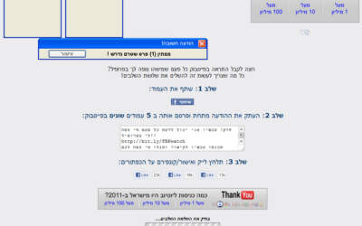 עוקץ חדש בפייסבוק: למעלה מ-39 אלף ישראלים כבר נפלו בפח בימים האחרונים