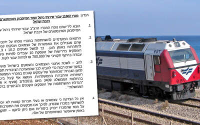 רכבת ישראל, ויקיפדיה ואילוסטרציה